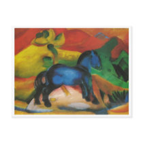 Franz Marc - Little Blue Horse 1912 Oil Canvas