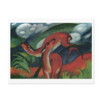 Franz Marc - Red Deer II 1912 Forest Animal fawn