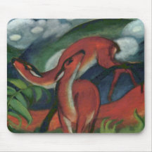 Franz Marc - Red Deer II Mouse Mat
