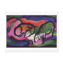 Franz Marc - Sheep 1912 Canvas Ewe Ram Wool Easter