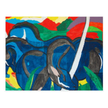 Franz Marc - The Blue Horse Postcard
