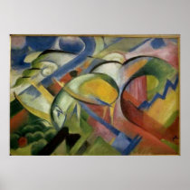 Franz Marc The Lamb 1913-14 Sheep Ewe Baby Animal