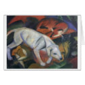 Franz Marc - Three Animals 1912 dog fox cat oil cards