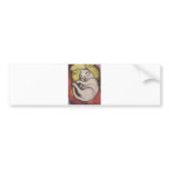 Franz Marc - Tomcat w/ Yellow Cushion 1912 Cat Tom bumper stickers