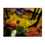 Franz Mark - Yellow Cow 1911 Canvas Spot Milk Cows Postcards