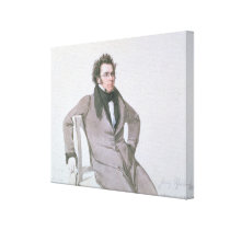Franz Schubert , 1825 Gallery Wrapped Canvas