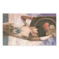 Franz von Stuck - Amor Rectangle Sticker