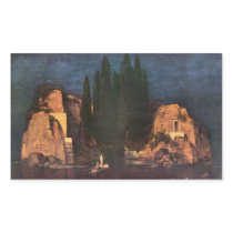 Franz von Stuck - Dead island Rectangular Sticker