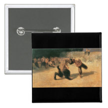 Franz von Stuck - Fighting Faune Pins