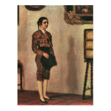 Franz von Stuck - Mary as a bullfighter Post Card