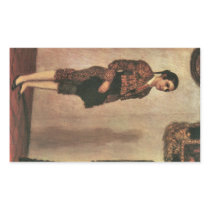 Franz von Stuck - Mary as a bullfighter Rectangular Sticker