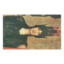 Franz von Stuck - Pallas Athene Rectangle Sticker