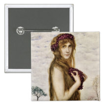 Franz von Stuck - Spring Pinback Button