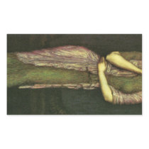 Franz von Stuck - The beautiful Helena Rectangular Sticker