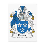 Fraser Family Crest postcards