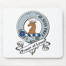 Fraser of Lovat Clan Badge Mouse Mats