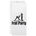 Frat Party rack cards