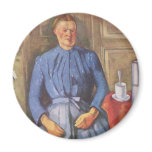 Frau mit Kaffeekanne Magnets