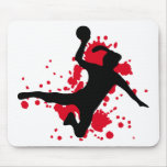 Frauenhandball handball sign mousepads