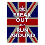 Freak Out & Run Around Post Cards