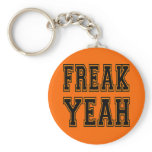 FREAK YEAH Funny Baseball Tshirt keychains