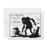 Freaks invitations
