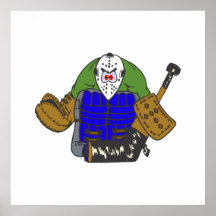 Freaky Goalie Poster
