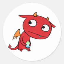 Freckled Demon Stickers