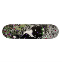Freckles in Flowers I - Tux Cat Skate Decks