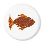Fred Fish Fridge Magnet
