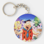 Fred Flintstone Under A Spell Keychains