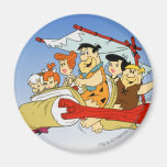 Fred Flintstone Wilma Barney and Betty Pebbles Bam Refrigerator Magnets