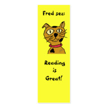 Fred sez Bookmarks Business Card Templates