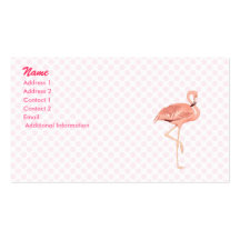 Freddy Flamingo Business Cards