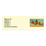Frederic Remington's The Buffalo Runners (1909) Business Card Templates