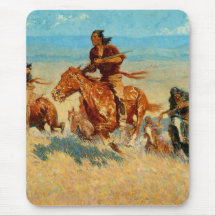 Frederic Remington's The Buffalo Runners (1909) Mouse Pad