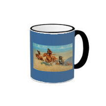 Frederic Remington's The Buffalo Runners (1909) Coffee Mug