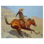 Frederic Remington's The Cowboy (1902) flyers