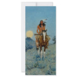 Frederic Remington's The Outlier 1909 rack cards