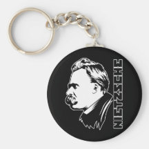 Frederich Nietzsche Portrait Keychain