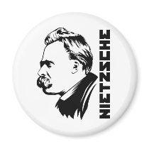 Frederich Nietzsche Portrait Magnet