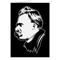 Frederich Nietzsche Portrait Mousepad Greeting Card