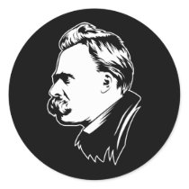 Frederich Nietzsche Portrait Sticker