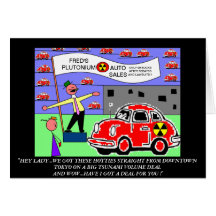 FRED'S PLUTONIUM AUTO SALES CARDS