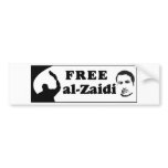 Free al-Zaidi Bumper Sticker - Iraqi Journalist