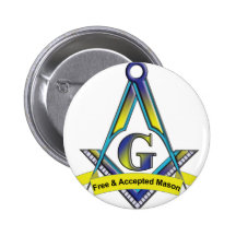 Free and Accepted Masons Pinback Button