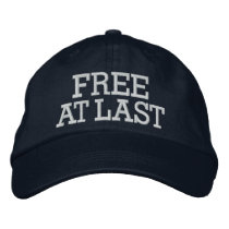 Free at Last ! Cap by SRF Baseball Cap