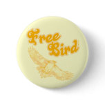 Free Bird Button