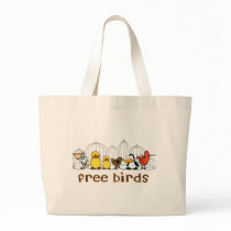Free Birds Tote Bags