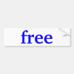 Free Bumper Sticker